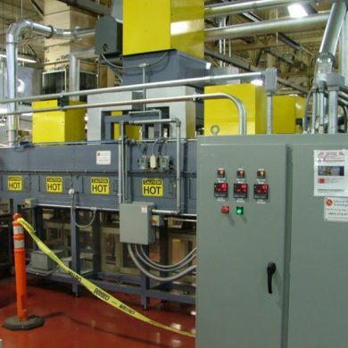 Chain On Edge Spindle Conveyor Oven