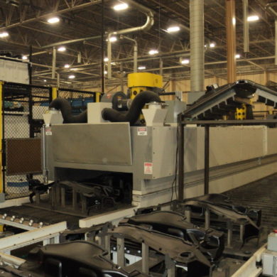 Industrial Pallet Conveyor Belt Oven and Return Conveyor