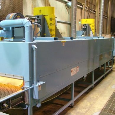 Two Zone Electric Infrared Conveyor Brazing Furnace