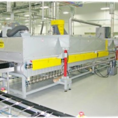 Flat Glass Industrial Roller Conveyor Cure Oven
