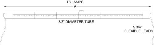 Short Wave Electric Infrared Lamp Drawing