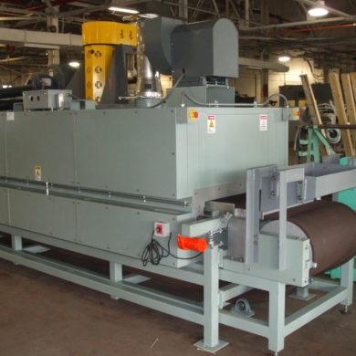 Vibrating Bed Woven Belt Industrial Conveyor Oven